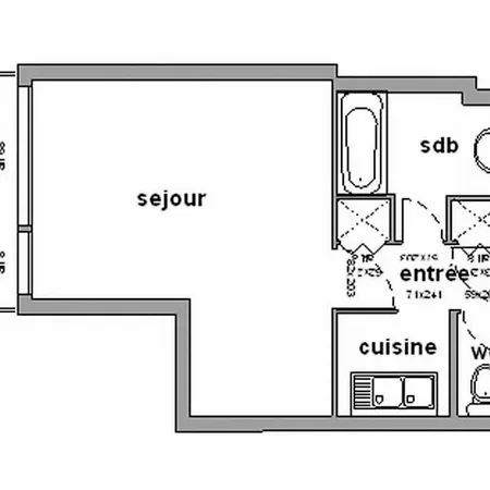 Appartement Chamrousse, 1 pièce, 4 personnes - FR-1-340-94 Appartement